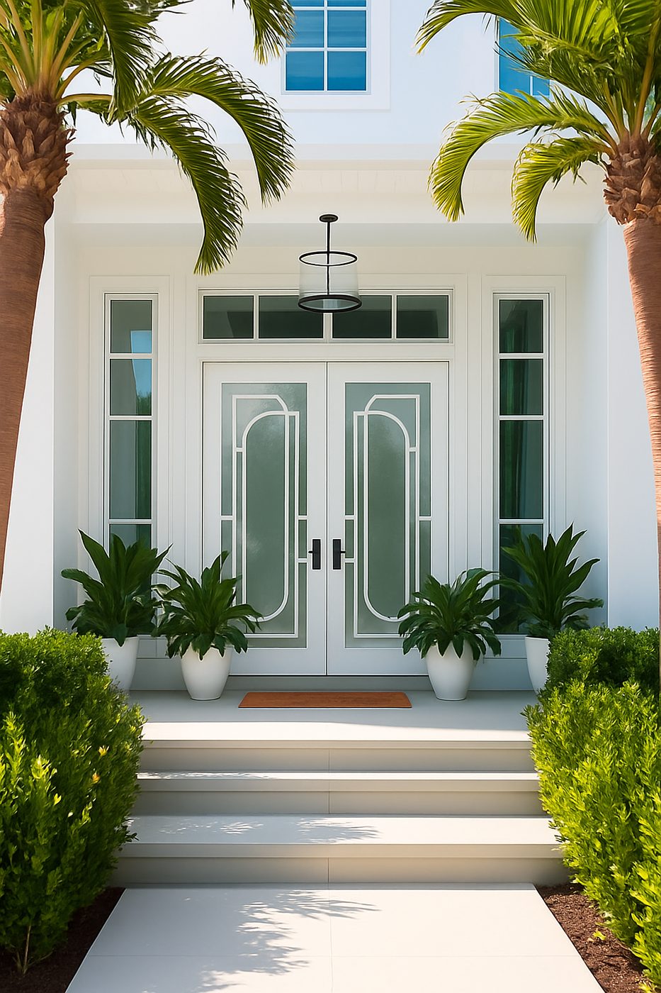 Double door installation